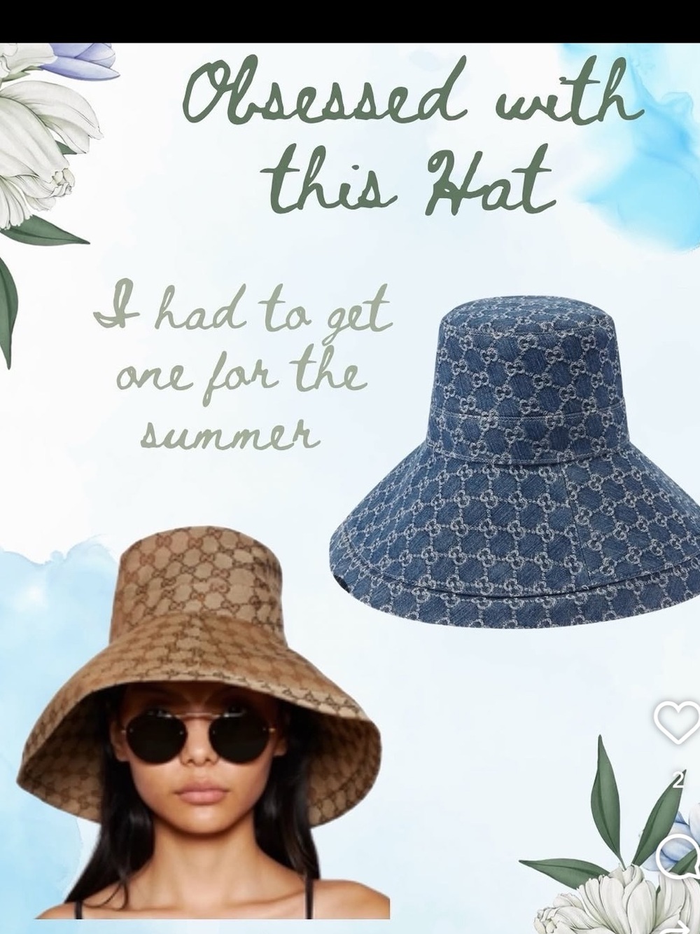 Gucci Beige GG Monogram Bucket Hat. BNWT wide brim - Picture 9 of 12